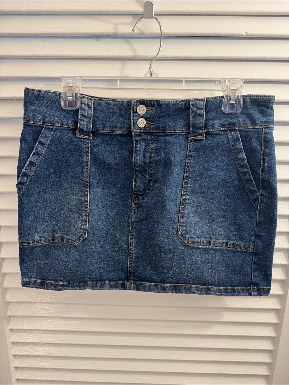 REGENERATION/Celebrity Pink Denim Mini Skirt Size 11/30